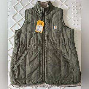 Carhartt Sage Green Quilted Vest